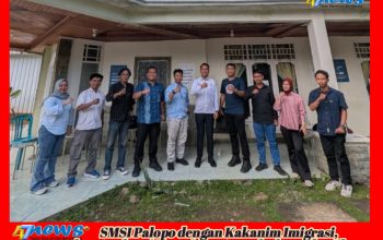 Kakanim Imigrasi Siap Bersinergi dengan SMSI Palopo, Dedy: Produk Pemberitaan yang Profesional 