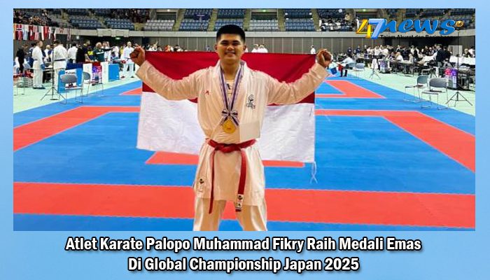 Atlet Karate Palopo Muhammad Fikry Raih Medali Emas Di Global Championship Japan 2025