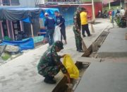 Koramil 1403-06 Laksanakan Gotong Royong, Syahruni: Meningkatkan Solidaritas