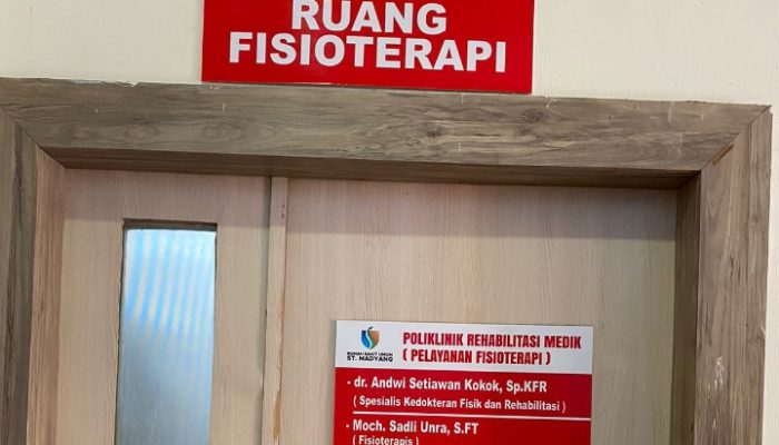 RSU ST Madyang Miliki Fasilitas Pelayanan Rehab Medik, Dian: Hari Senin sampai dengan Sabtu 
