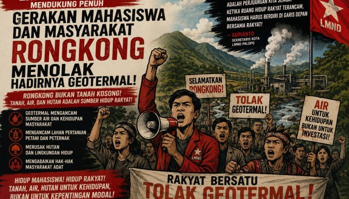 LMND Palopo dan Rakyat Rongkong Menolak Proyek Geotermal, Adrianto: Eksploitasi yang Mengancam