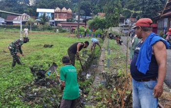 Koramil 1403-01/Larompong Laksanakan Karya Bakti, Serma Ahmadi: Kemanunggalan TNI 